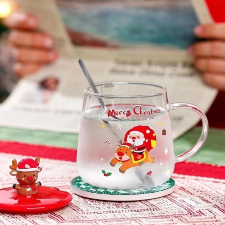 Christmas Glass Mug