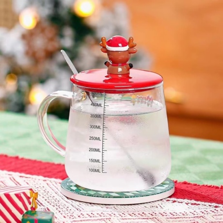 Christmas Glass Mug