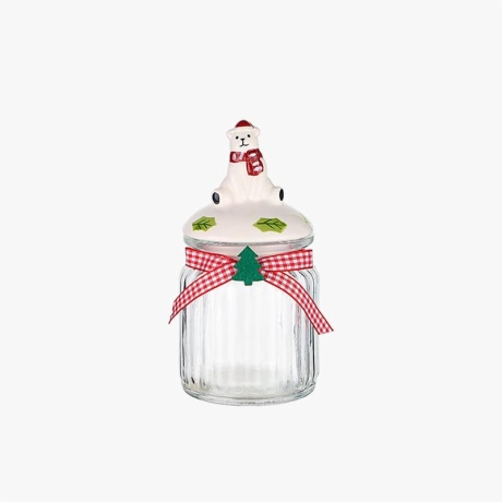 Christmas Storage Jar