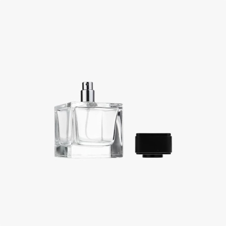 Clear 100ml Cube Perfume Atomizer Bottle