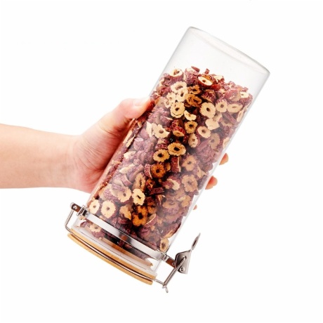 Clear Borosilicate Glass Sealed Jars