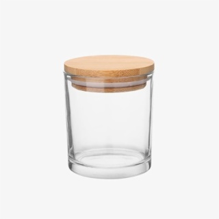  Clear Glass Candle Jars