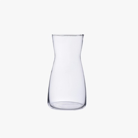 clear glass vase