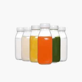 Clear Juice Bottle