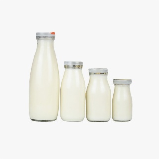 Clear Milk Jars