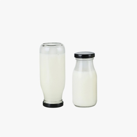 Clear Milk Jars