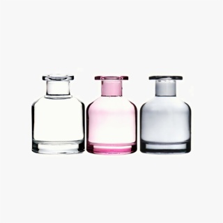 clear pink diffuser bottles