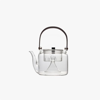 Clear Glass Teapot for Tea & Coffee
