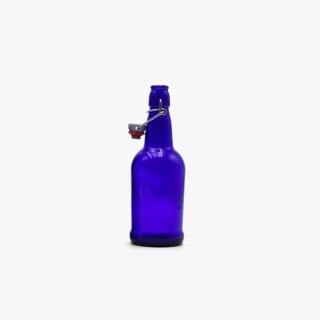 16 oz Bold and Vibrant Cobalt Blue Beer Bottles