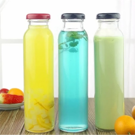 Cold Pressed Juice Glass Bottle for Freshness