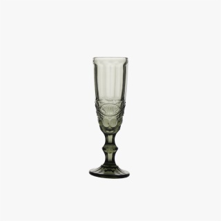 colored champagne goblet glasses