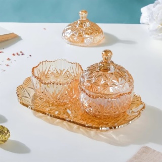 Crystal Candy Jar with Lid