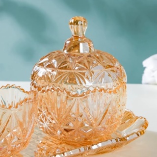 Crystal Candy Jar with Lid