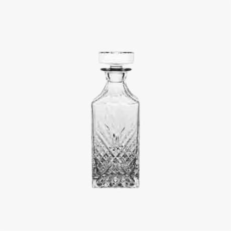 crystal whisky bottle