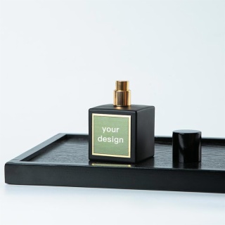 Custom Black Perfume Bottle