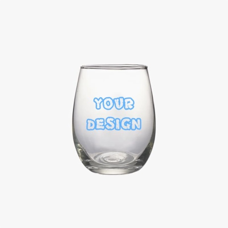 custom empty beer glass