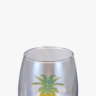 custom picture round beer glass