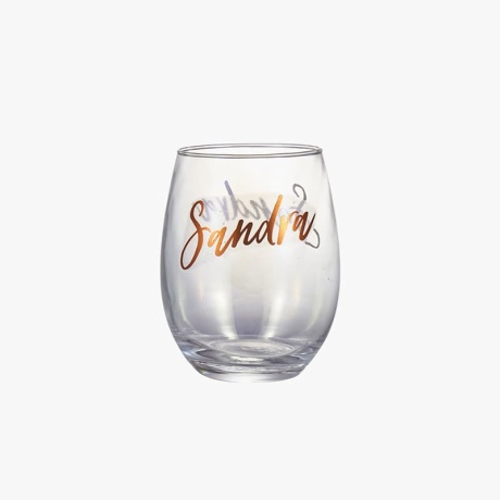 Custom Stemless Beer Glass 