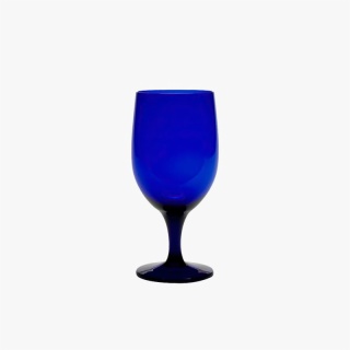 Dark Cobalt Blue Goblets Glass