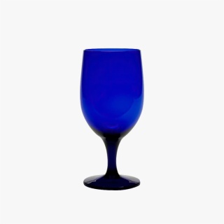 Dark Cobalt Blue Goblets Glass