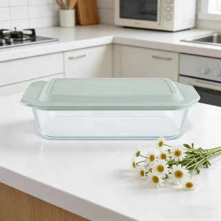 Deep Glass Baking Pan with Lid