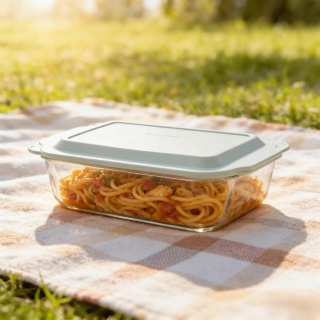 Deep Glass Baking Pan with Lid