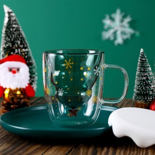 Double Walled Christmas Mug