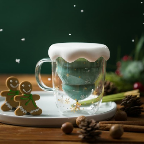 Double Walled Christmas Mug