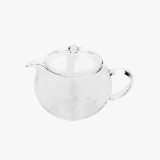 Insulated Double Glass Walled Tea Pot
