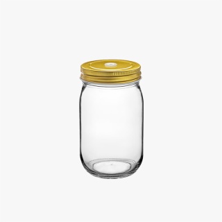 Drinking Jar with Straw