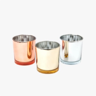 Electroplated Candle Containers