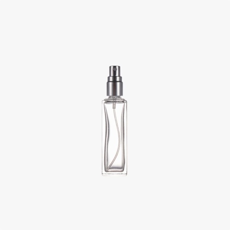 empty perfume sample bottle