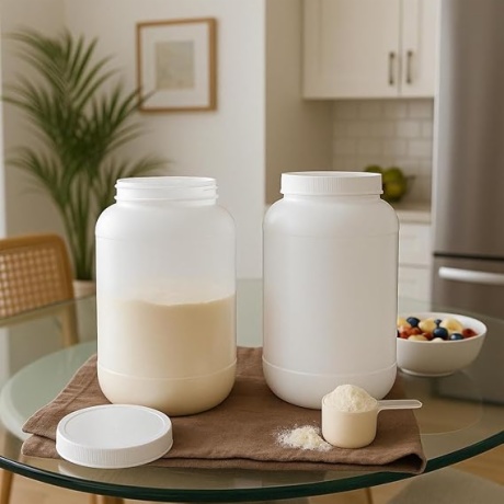 Empty Protein Powder Containers