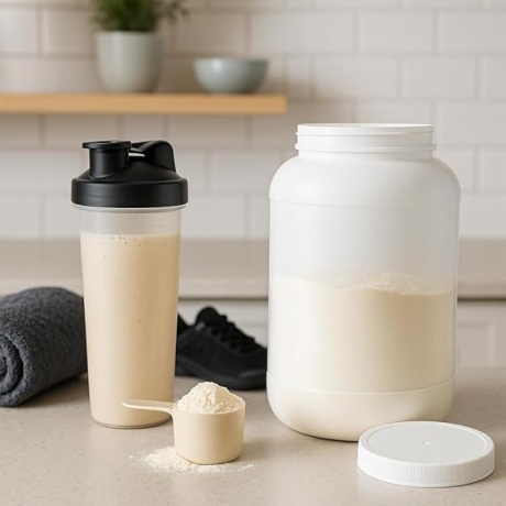 Empty Protein Powder Containers