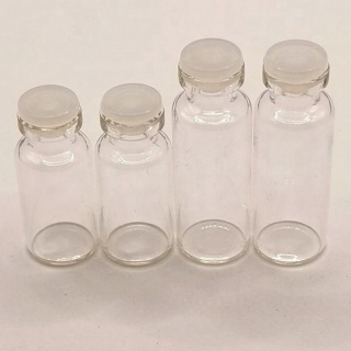 empty serum bottles