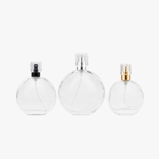 Flat Round Perfume Bottle