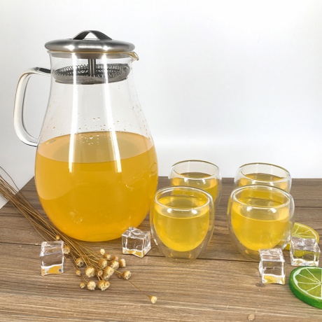 Flower Tea Glass Teapot