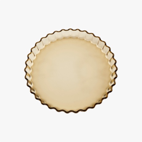 borosil fluted glass tray