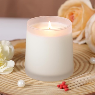 Frosted Borosilicate Glass Candle Jars