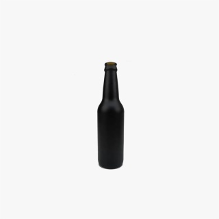 Frosted Glass Beer Bottle