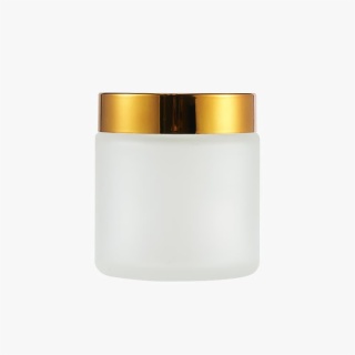 Frosted Lotion Glass Jar