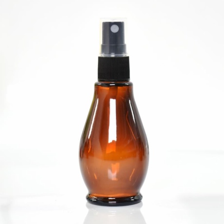 glass amber spray bottles