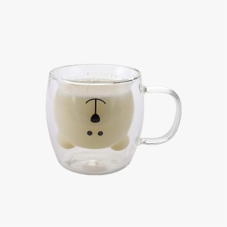 Glass Bear Coffee Mug