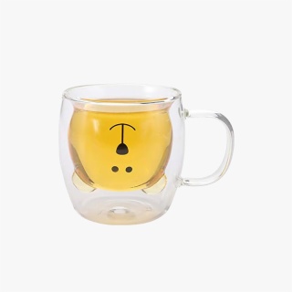 Glass Bear Coffee Mug