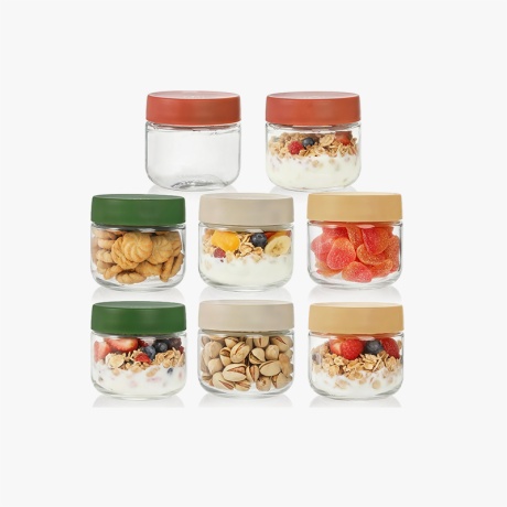 Glass Borosilicate Yogurt Storage Jar