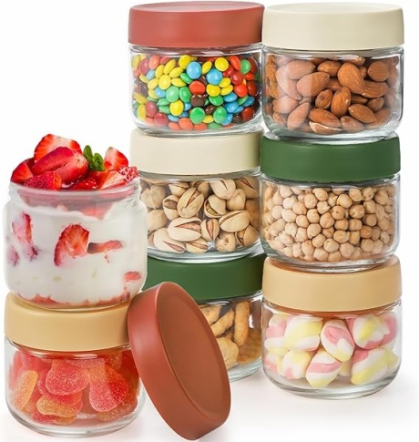 Glass Borosilicate Yogurt Storage Jar