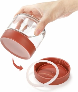 Glass Borosilicate Yogurt Storage Jar