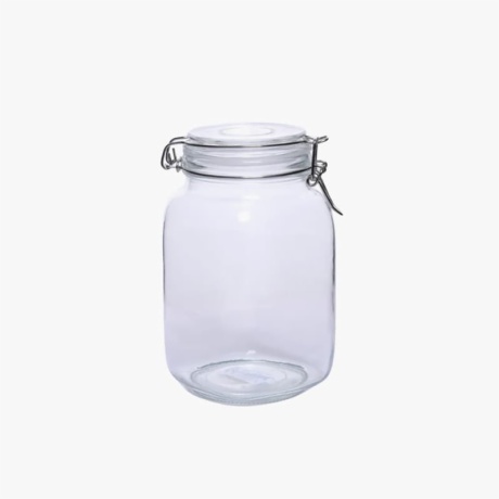 Glass Canister with Airtight Lid