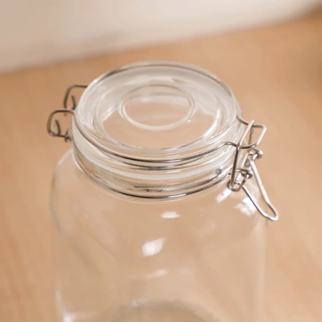 Glass Canister with Airtight Lid