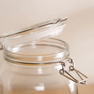 Glass Canister with Airtight Lid